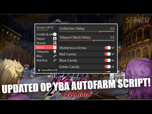 NEW] YOUR BIZARRE ADVENTURE SCRIPT, AUTOFARM, AUTO SELL