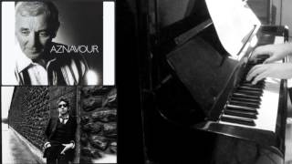 Video thumbnail of "Aznavour/Gainsbourg - Parce Que - Piano Solo"