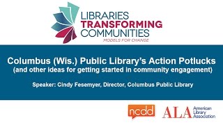 LTC: Conversation with Cindy Fesemyer, Director, Columbus (Wis.) Public Library