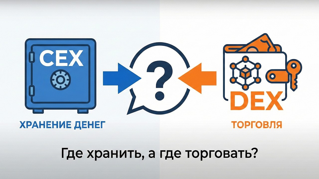 CEX или DEX: где тебя оставят без денег, а где нет