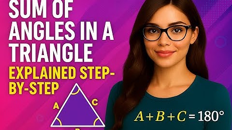 Sum of Angles in a Triangle   A + B + C = 180°  Explained Step-by-Step | Limitless Math