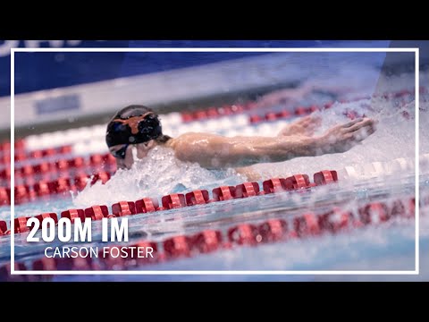 Carson Foster Finishes Strong in Close 200M IM 