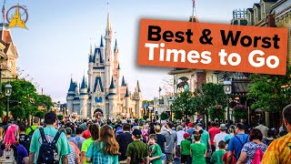 4 BEST and WORST Times to Travel to WDW in 2023