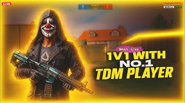 1v1 With No.1 TDM Player-The Ultimate Showdown-Watch My Stream🔴ShanヅLive #pubgmobile #bgmi #gaming