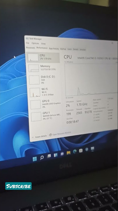 memory usage in windows 11 in the idle state