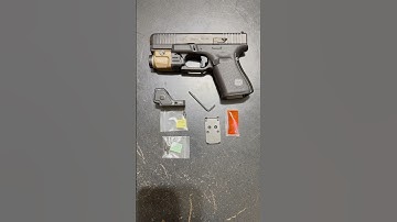 How To Install Trijicon Rmr/Hd/Sro Red Dot To Your Glock 19/Pistols. #9mmgun #optic #tacticalgear