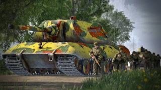 German Super Heavy Tank "E-100" Canal Crossing Gone Wrong! | Gates of Hell