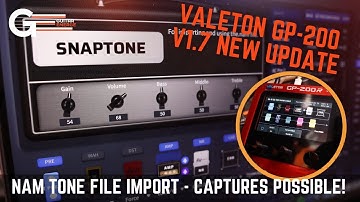 Valeton GP-200 V1.7 (New Update - NAM Tone File Import)