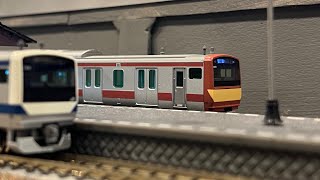 【Nゲージ】KATO E531系 赤電タイプ、開封・室内灯取り付け・走行動画
