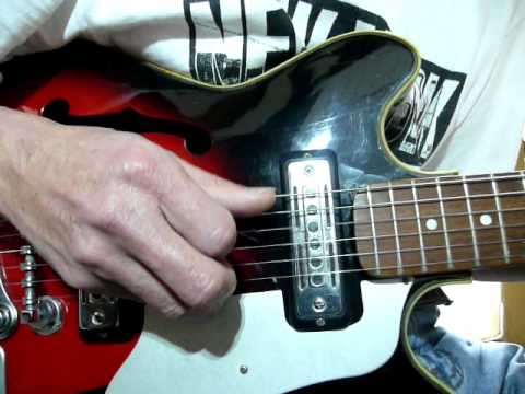 Teisco EP-2L Japan Vintage Semi Acoustic Guitar - YouTube