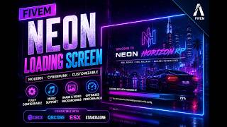 Neon Loading Screen | FiveM