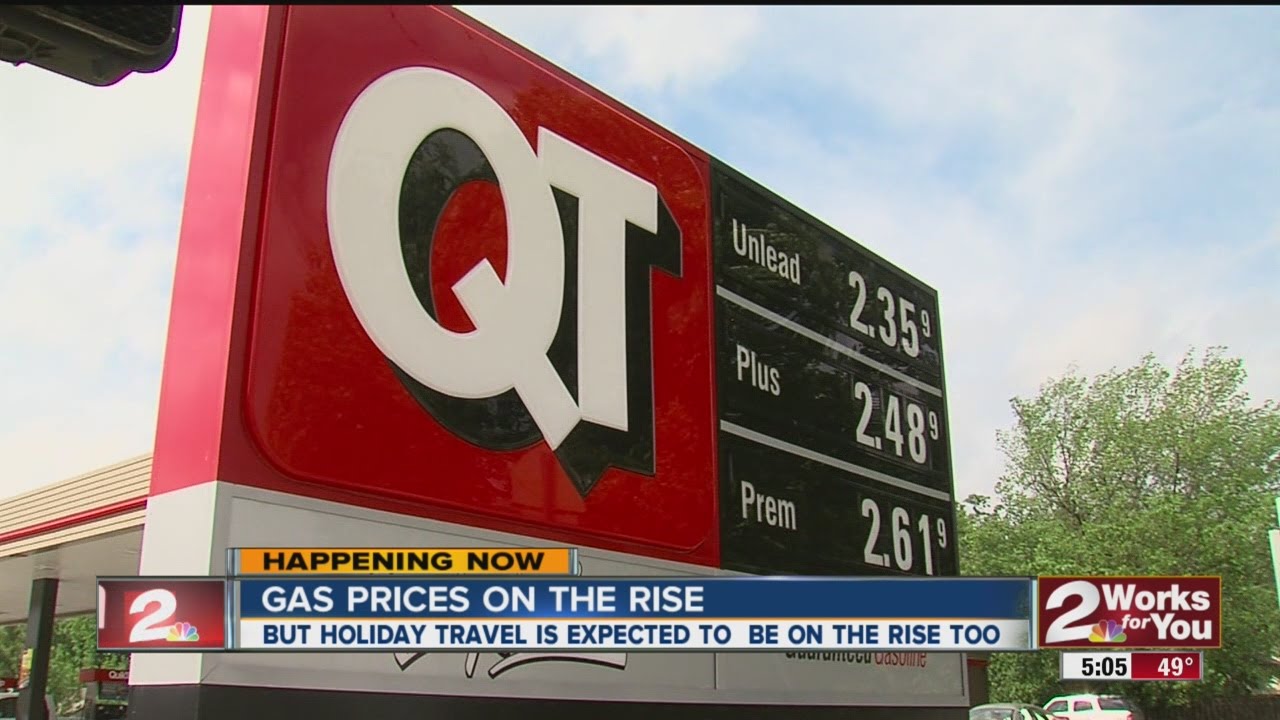 Gas prices on the rise - YouTube