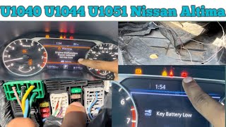 Nissan Altima 2022 U1044 ENG COMM Circuit U1040