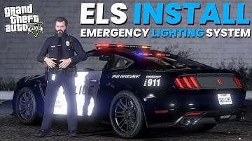 Install ELS in GTA 5 (2025) | Emergency Lighting System Mod