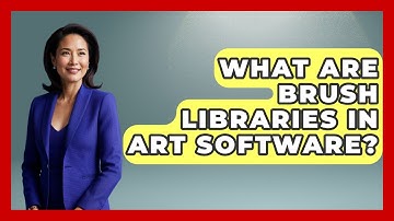 What Are Brush Libraries In Art Software? - The Virtual Art Desk