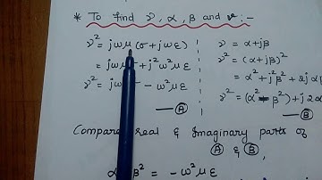 Plane Waves in Lossy Medium