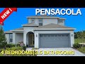 New 4 bedroom homes for sale in florida  the pensacola new construction house tour