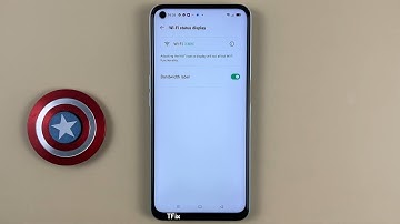How to enable/disable 2.4G/5G wifi status display on OPPO A52 Android 11