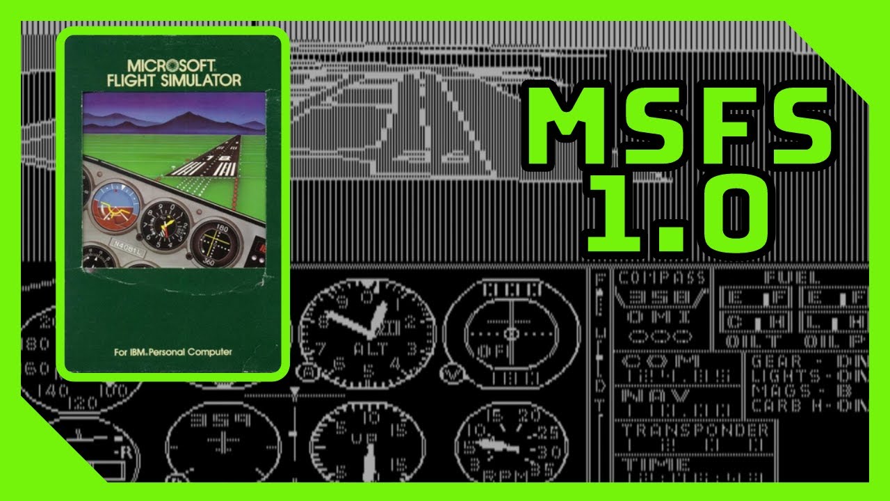 Can't run Microsoft Flight Simulator 2020? Play the 1982 version