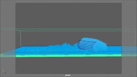 snow simulation based on MPM - snow shoveling