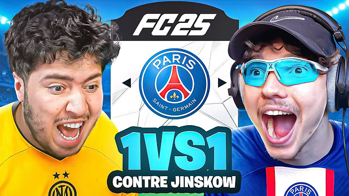 J'AFFRONTE JINSKOW en 1V1 sur FC 25 (il m'a choqué...) 😲