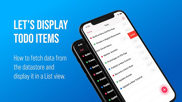 Core Data tutorial - How to fetch data from  data and display it in a List with SwiftUI? - Part 4