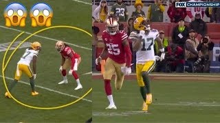 Davante Adams vs Richard Sherman (NFC Championship Highlights) WR vs CB (2020)