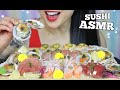 ASMR SUSHI PLATTER *OYSTER + OTORO + SAKATORO + SCALLOP + WAGYU (EATING SOUND) NO TALKING | SAS-ASMR