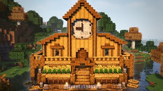 Minecraft: How To Build A Lake Survival House | Wooden Survival Base Tutorial