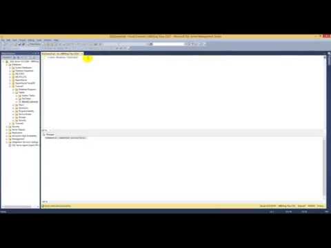 Database Basic : Create Database and Table Using UserInterface and Code