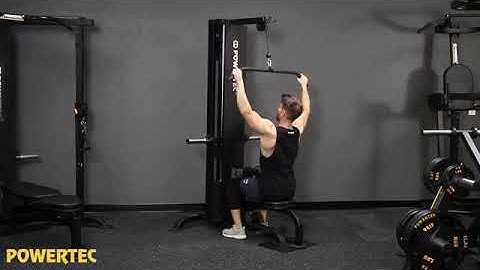 INDOFIT | Powertec Lat Tower | All Exercises