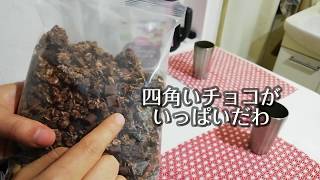 激安！手作り保冷バッグ解説、業務スーパー買物、チョコとヘーゼルナッツのグラノーラ試食 食費節約20190721