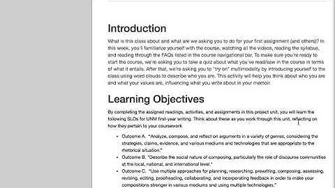 Navigating the Course Video