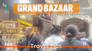 4K WALKING TOUR AROUND THE GRAND BAZAAR AND BEYAZIT-OLD ISTANBUL CLOTHING MARKET AND DESSERT MARKET