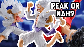 SH Figuarts One Piece Monkey D. Luffy Gear 5 Action Figure Review Tamashii Nations Bandai