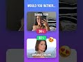 Would you rather choose Abella or Eva Elfie?? #wouldyourather #trivia #appstore