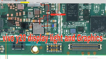 vivo y20 display light and Graphics problem solution | vivo y20 Qcm display jumper Diagram ways