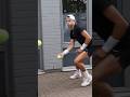 Last minute warm-up before the match 🎾 | Holger Rune | @ATPTour  @tennistv  #hamburgopen
