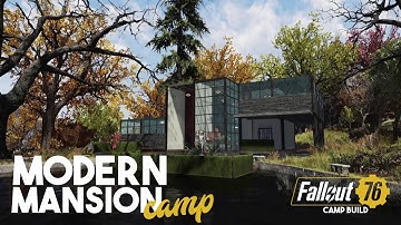 Modern Mansion | Fallout 76 CAMP Build