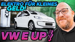 RISKANTE Abholung!  - VW E UP!  - E-Mobilität für EINSTEIGER! 🌍 image