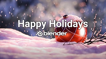Make a Christmas Scene in Blender Tutorial