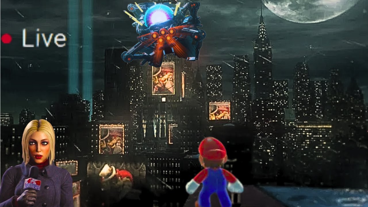 BREAKING NEWS!! A Kaiju in New Donk City?!| Mario Odyssey