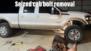 0816 superduty body mount replacement | Daystar body mount installation