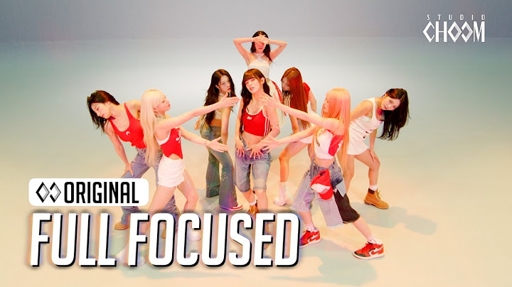 (Full Focused) fromis_9(프로미스나인) 'Supersonic' 4K | STUDIO CHOOM ORIGINAL