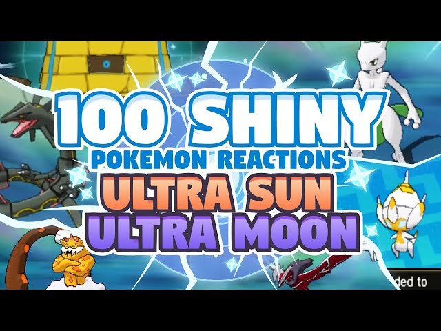 SHINY ULTRA BEASTS SHINY REACTIONS MONTAGE in Pokémon USUM! 