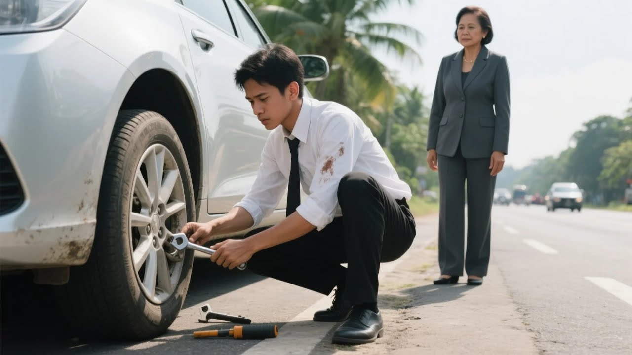 TELAT WAWANCARA KARENA BANTU GANTI BAN KEMPES — DIKIRA AKAN DIUSIR, TAPI HAL MENGEJUTKAN TERJADI!