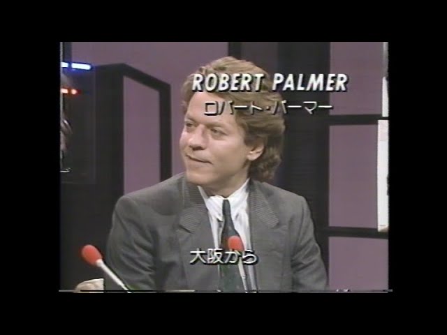 12 Robert Palmer on a TV program in Japan - YouTube