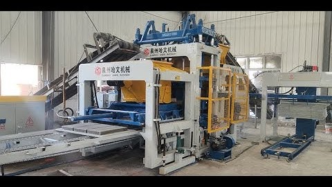 QT7-15 Automatic Paver Block Making Plant@hawenmachinery