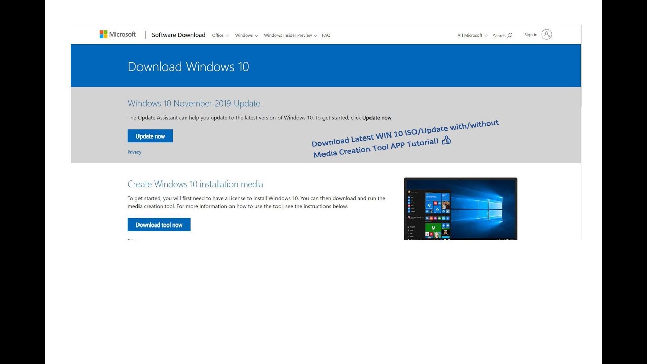 download windows 10 iso without tool