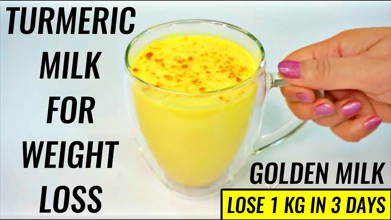 How To Make Turmeric Milk Golden Milk For Weight Loss Lose 5Kg In